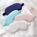 Silk Satin Sleeping Eye Mask | White Sleep Eye Mask for Men & Women | Soft Blackout Eyeshade | Perfect Travel & Wedding Gift - Buy Online on GoSupps.com