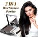 Instant Hairline Shadow Powder - Quick Cover Grey Hair Root Concealer for Hair Regrowth - Windproof & Sweatproof Hair Touch-Up - Long Lasting with Mirror & Puff (Grey) - Buy Online on GoSupps.com