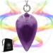 Pendulum for radiesthesia fortune telling made of amethyst | Stone of calm concentration & creativity