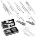 Manicure Set Bulk Nail Clippers Kit Stainless Steel Fingernail Clippers Set Sturdy Nail Tip Cutter Trimmers Professional Grooming Toenail Clippers Personal Pedicure Kits Gift (7-24) - Buy Online on GoSupps.com
