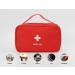 TOPASION Portable Empty First Aid Kit Bag - Travel Medicine Pouch - Small Medical Bag (Red) - Buy Online on GoSupps.com