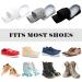 3 Pairs Height Max Invisible Shoe Heel Pads - Reusable Height Increase Socks for Men & Women - 3.5 cm Raised Insole - Buy Online on GoSupps.com