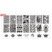 Frcolor 4pcs Nail Art Stamping Plates Set - Manicure Templates & Printing Stencils for Perfect Nail Designs | International Shipping Available - Buy Online on GoSupps.com