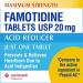 Glenmark Famotidine Tablets 20mg - 200 Count | Maximum Strength Acid Reducer for Heartburn Relief - Buy Online on GoSupps.com