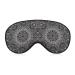 Black and White Mandala Sleep Mask for Women Adjustable Sleeping Eye Shades Cover with Elastic Strap