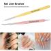 Tevkmuzz 6 PCS Nail Art Brushes Set - Nail Extension Gel, Dotting Pen, Liner Brush - Ideal for Gel Polish & Nail Design - Buy Online on GoSupps.com