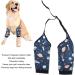 Adjustable Dog Elbow Brace with Soft Breathable Fabric Prevent Licking Extra Thick Cotton Dog Leg Wounds Protector for Pet Elbow Joint (L) - Buy Online on GoSupps.com
