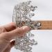 S SNUOY Silver Crystal Queen Crown - Perfect for Wedding, Pageant & Prom - Buy Online on GoSupps.com