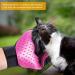  Upgrade Pet Dog Cat Grooming Glove Gentle Deshedding Brush Glove Efficient Pet Hair Remover Mitt Massage Tool with Enhanced Five Finger Design for Dogs Cats Rabbits Horses with Long/Short Fur 1 Pair Pink 1 Pair  - Buy Online on GoSupps.com