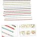 Housoutil 1 Box Nail Art Accessories Rhinestone Nail Chain Faux Nails Fingernail Ornaments Gold Nail Rhinestones Chain Nail Chain Decors Nail Decor Manicure Copper Bead Chain Punk Zinc Alloy 13.1X5.5X1CM Colorful - Buy Online on GoSupps.com