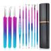 SOONHUA 10pcs Stainless Steel Blackhead Remover Extractor Tools Pimple Popper Extractor Kit for Nose Face Forehead