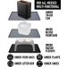 Avydiif Non-Slip Silicone Dog & Cat Feed Mat - Waterproof Dishwasher-Safe 60x40cm - Ideal Bowl Pad - Buy Online on GoSupps.com