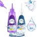 Active Enzyme Laundry Stain Remover Active Enzyme Clothing Stain Remover Active Enzyme Stain Remover White Shirt Guardian Garment Stubborn Stain Cleaner Oil Remover /35 (Color : White+Purple)