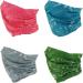 Shop Smehcf 4 Multi-Purpose Bandanas - Breathable & Washable Headbands Face Masks Neck Cuffs in Pink Gray Green Blue & Cashew Flower - Ideal for Men & Women - International Shipping Available - Buy Online on GoSupps.com