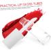 SAFIGLE 15pi ces Tubes Vides L vres Refillables Contenants Pour Gloss L vres Avec Applicateurs Pour Cosm tiques Voyage Et - Buy Online on GoSupps.com