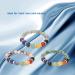 Relaxing Chakra Bracelet - Elastic Pearl Bracelet for Stress Relief & Healing | Versatile Meditation Party & Well-being Accessory (Gray) - Buy Online on GoSupps.com