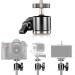 Neewer Mini Ball Head Swivel Mount for DSLR Camera and GoPro - Aluminum Alloy, 360 Degree Rotation, 1/4 3/8 Thread Base - Compatible with Canon Nikon Sony iPhone Gopro HD Hero - Black - Buy Online on GoSupps.com