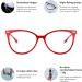 Nooz Unisex Ivy Reading Glasses - One Size Ruby | Stylish & Comfortable Eyewear for All - Buy Online on GoSupps.com