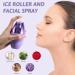 Oneleaf Spray Ice Cube Roller Bottle - Soothing Skin & Muscle Relief Perfect for Toothache - Purple - Buy Online on GoSupps.com