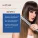 Kativa Brazilian Straightening Brunette Kit - 12 Weeks of Professional Home Use with Organic Coconut Oil & Keratin for Softer Shinier Dark Hair - Buy Online on GoSupps.com