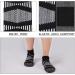 COOVAN 7 Pack Men's Ankle Socks - Athletic Low Cut Running Tab Socks, Breathable & Cushioned in Black - Buy Online on GoSupps.com