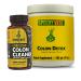 Complete Colon Detox & Cleanse Set (10oz Powder Detox 60 Veg Tablet Cleanse)