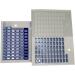 6 Pack Disposable Cold Seal Medication Blister Cards - 62 Days Pill Organizer for Vitamins & Medicine - Buy Online on GoSupps.com
