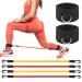 Magshion Ankle Resistance Bands with Cuffs Leg Bands Resistance for Women s Hip Fitness Training with 4 Adjustable Levels Ankle Bands for Working Out
