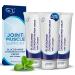 Dr. T Glucosamine Chondroitin Cream - Premium Formula with MSM and Collagen for Joint and Muscle Discomfort - Maintains Joint Strength Flexibility & Muscle Mobility - 4.23 oz / 120g (3 Pack)