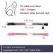 Mogokoyo Personalized Reflective Cat Neck Band - Adjustable Safety Collar with Name & Phone Number | 2-Pack (Black & Pink) - International Shipping - Buy Online on GoSupps.com