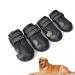 Dog boots 4 pieces waterproof dog shoes with reflective adjustable straps for small medium sized dogs (A 8) A 8