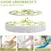 3-Pack Cleaning Kitchen Sponges Oval Green and Oriole Bird Kitchen Cellulose Dishwashing Wood Pulp Cotton - Buy Online on GoSupps.com