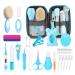 POPYJAN Baby Healthcare and Grooming Kit for Newborn Kids 36PCS Upgraded Safety Care Kit Nursery Health Set Products Blue-18pcs