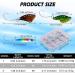 Goture Fishing Spoons Hard Lures Casting Spoon/Ice Fishing Jigs - Trout Bass Pike Walleye Crappie Bluegill - 12pcs in Tackle Box - Buy Online on GoSupps.com