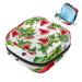 MUOOUM Watercolor Watermelon Leaves Sanitary Napkin Storage Bag Portable Period Bag for Women Teen Girls Menstrual Cup Pouch Nursing Pad Holder Multi-colored 4