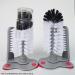 Clisted 2X Double-Headed Sink Cup Brush Sucker Kitchen Cleaning Supplies Rotating Wine Bottle Cleaner Cup Scrubber - Buy Online on GoSupps.com