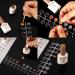 720 Pcs Nail Polish Swatch Dots - Transparent False Nail Display Tips & Adhesive Stickers for Nail Art Training and Practice - Buy Online on GoSupps.com
