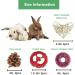 Lacrima Rabbit Chew Toys Donuts 13PCS - Natural Bunny & Guinea Pig Teeth Health Treats - Buy Online on GoSupps.com