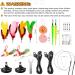 HOSFROLL Cat Toy Wand with Super Suction Cup & 12 Feather Replacements - Interactive Spring Feather Toys for Indoor Cats and Kittens - Buy Online on GoSupps.com