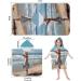 Ultra Soft Microfiber Towel Poncho for Kids | Hooded Bathing Towel for Boys & Girls (1-6 Years) | Absorbent Baby Bath Poncho 60x60cm - Buy Online on GoSupps.com
