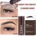 One-Step Eyebrow Stamp Stencil Kit - Dark Brown Brow Shaping Solution - Buy Online on GoSupps.com