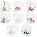 Panitay 40 Pcs Adhesive Eye Patches for Kids Unicorn Butterfly Panda Rainbow Breathable Kids Eye Patches Light Blocking Adhesive Eyepatch for Lazy Eye Boys Girls Children Regular Size 8 Designs