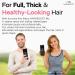 Hair Boost Hair Building Fibers (27.5g) - Instant Hair Thickening for Thinning Hair - Light Brown Hair Powder for Men & Women - Buy Online on GoSupps.com