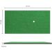 TRUEDAYS Golf Mat - Premium Artificial Turf Non-Slip Foam 12x24 Hitting Mat for Indoor & Outdoor Practice - Includes Rubber Tee Holder and Tees - Buy Online on GoSupps.com