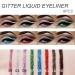 8 Colors Liquid Glitter Eyeliner Set - Sparkly Makeup in Light Purple, Silver White, Blue Purple, Green, Sky Blue, Big Red, Star Gray, Coffee Golden - Colorful Shimmer Eyeliner Kit - Buy Online on GoSupps.com