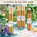 Belicoo 10ml Empty Roll-On Bottles - 15 Pack Brown Glass Essential Oil Rollers with Pipette & Stainless Steel Balls for Perfumes Aromatherapy & Massage - Golden Lid - Buy Online on GoSupps.com