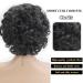 Side Part Short Curly Wig for Black Women - Natural Looking Synthetic Afro Big Curls - Buy Online on GoSupps.com