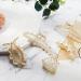 6-Piece Champagne Pearl Hair Claw Clips Set - Retro Non-Slip Barrettes for Women and Girls - Buy Online on GoSupps.com