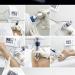 HSRG ED Shock Wave Therapy Device | Multifunctional Physiotherapy Tool for ED Treatment Tendonitis & Plantar Fasciitis - 7 Massage Heads - Buy Online on GoSupps.com