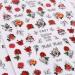 Flower Adhesive Sliders French Nail Stickers 3D Rose Floral Pink Red Blue(F-856) (F) - Buy Online on GoSupps.com